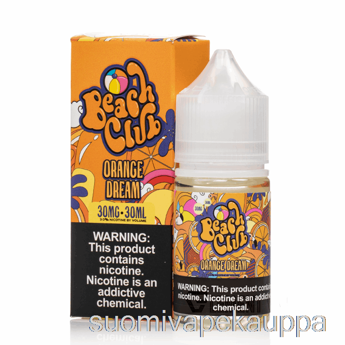 Vape Nesteet Orange Dream - Rantaklubisuolat - 30ml 30mg